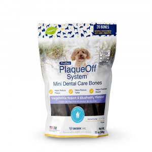 PLAQUEOFF DOG DENTAL BONES MINI FUSION papildbarība suņiem 340g